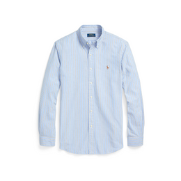 Striped Knit Oxford Shirt
