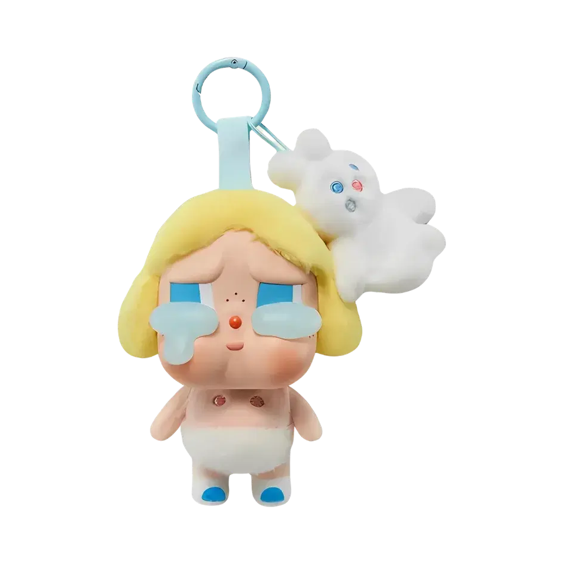 Pop Mart CryBaby Crying Again Series Baby Blonde (Super Secret Edition) Vinyl Face Plush