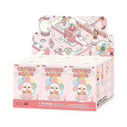 Pop Mart CryBaby Crying Again Series Vinyl Face Plush Sealed Case (6 Blind Box)