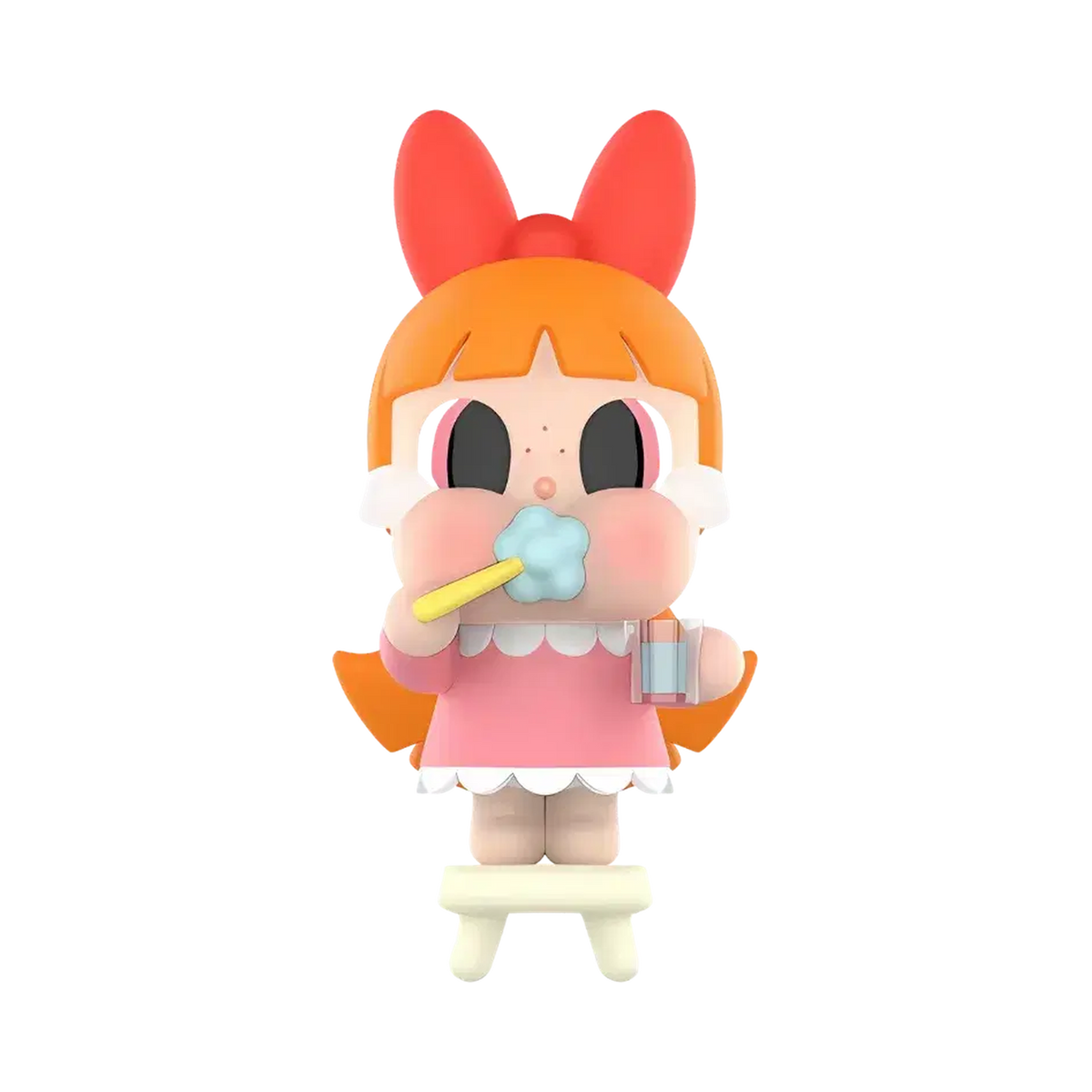 Pop Mart CRYBABY x Powerpuff Girls Series Brushing Teeth Blossom Figure