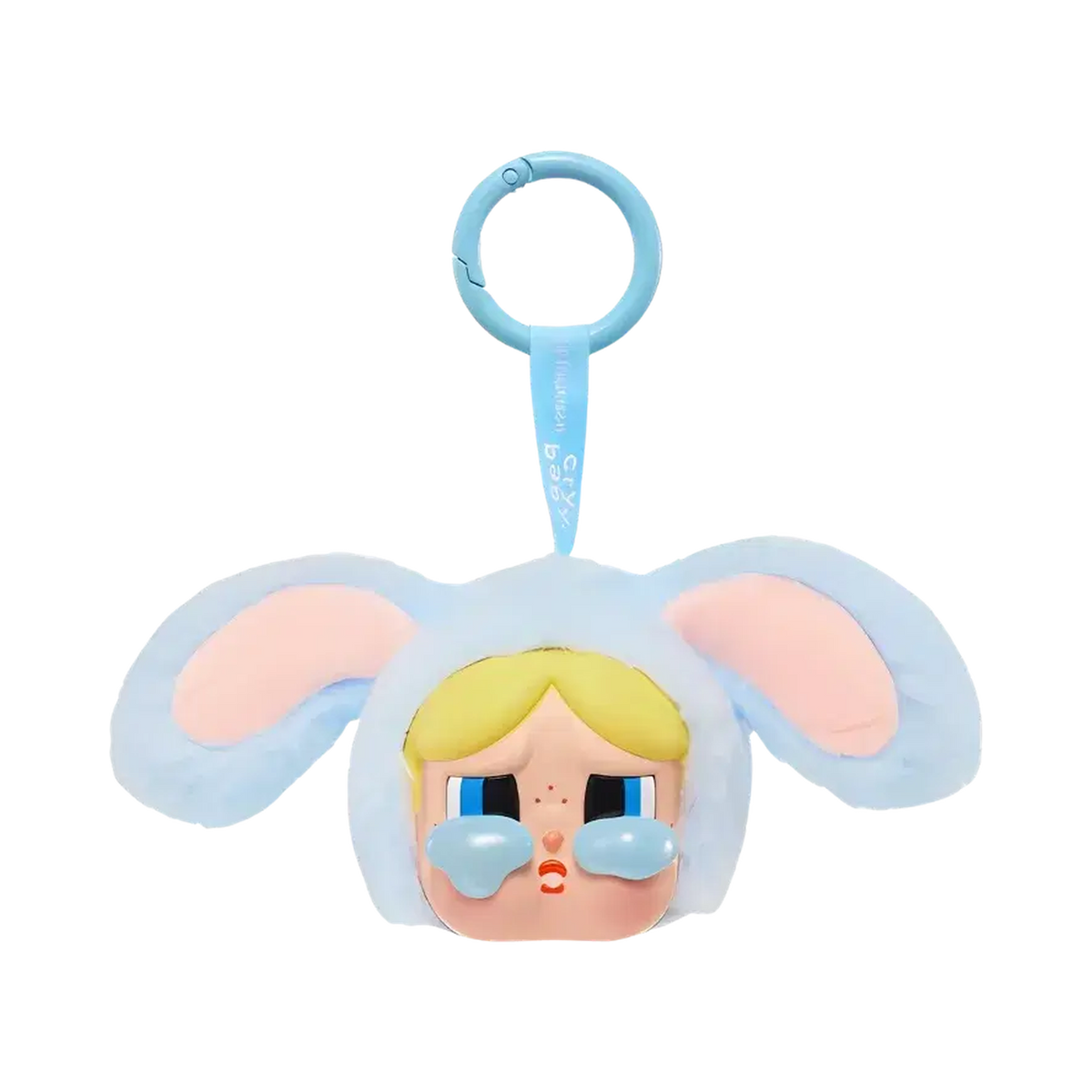 Pop Mart CRYBABY x Powerpuff Girls Series Bunny Bubbles Vinyl Face Plush
