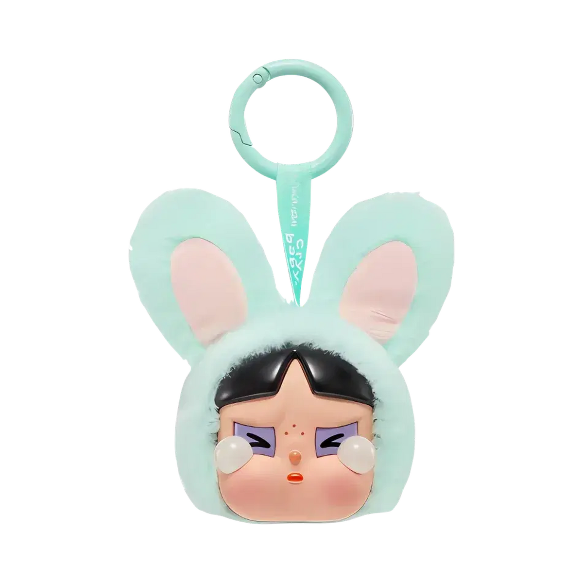 Pop Mart CRYBABY x Powerpuff Girls Series Bunny Buttercup Vinyl Face Plush