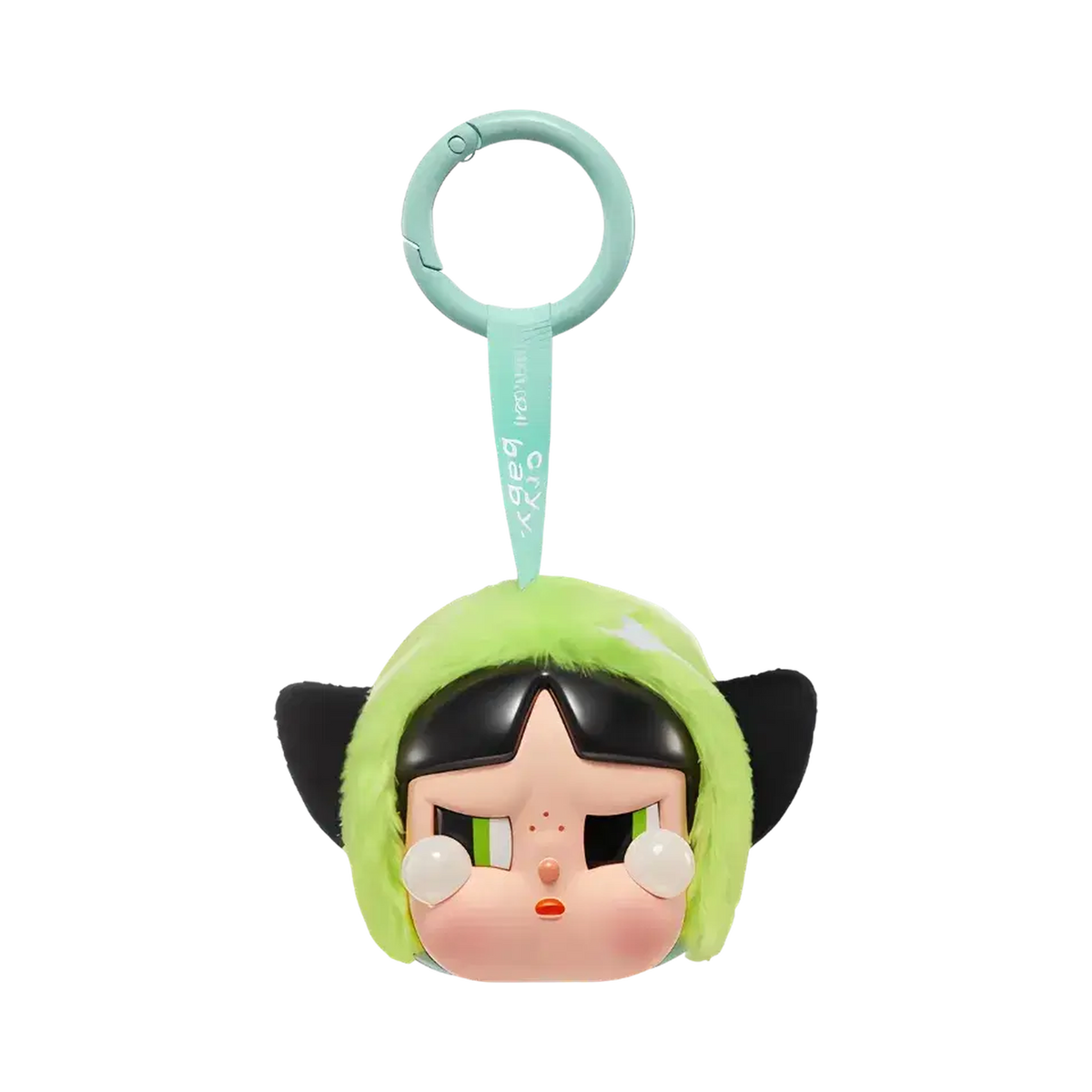 Pop Mart CRYBABY x Powerpuff Girls Series Buttercup Vinyl Face Plush