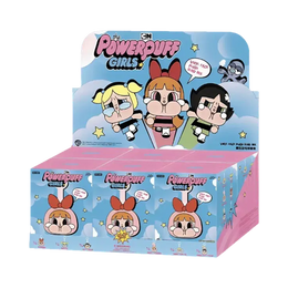 Pop Mart CryBaby x Powerpuff Girls Series Vinyl Face Plush Sealed Case (6 Blind Boxes)