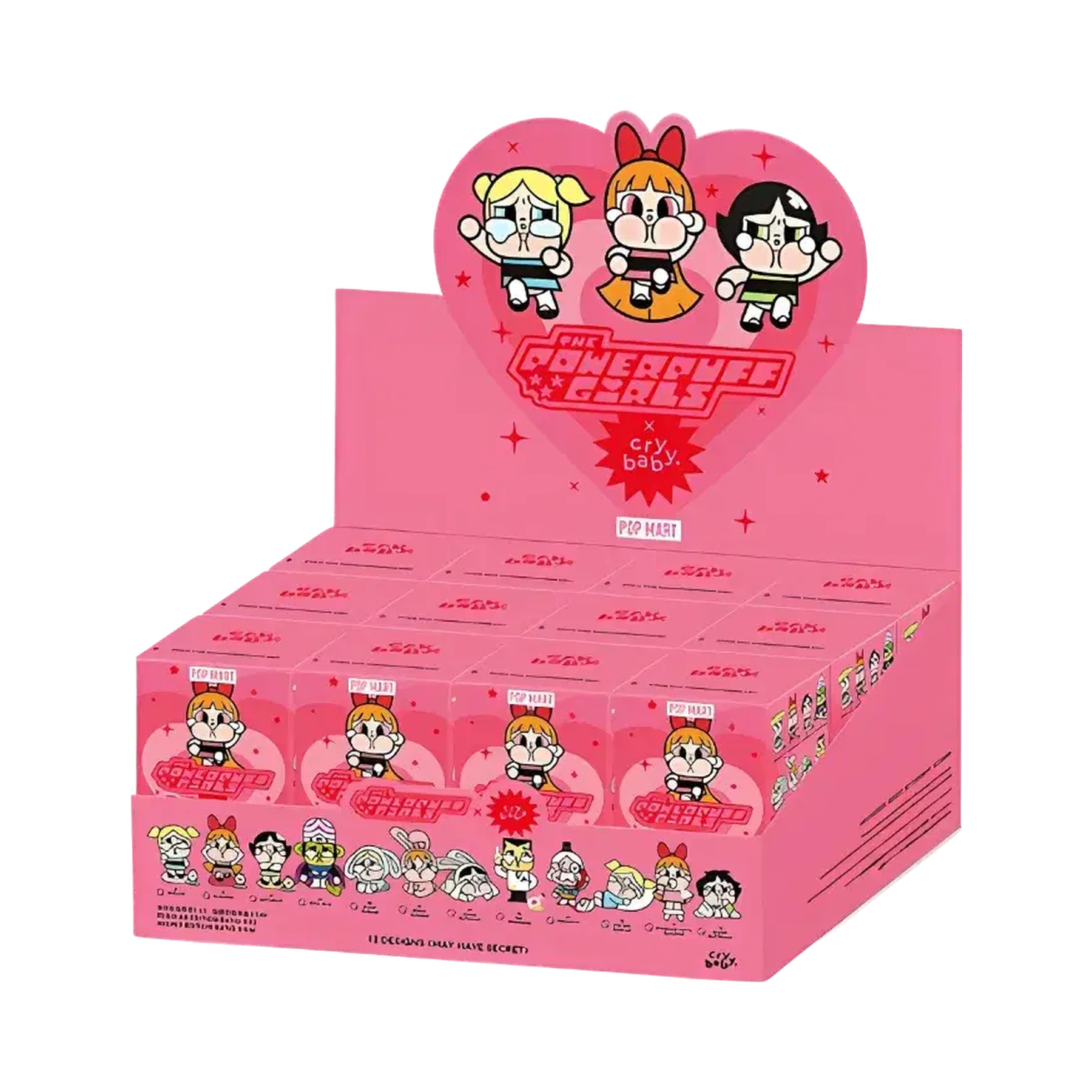 Pop Mart CryBaby x Powerpuff Girls Series Vinyl Figures Blind Box Whole Set