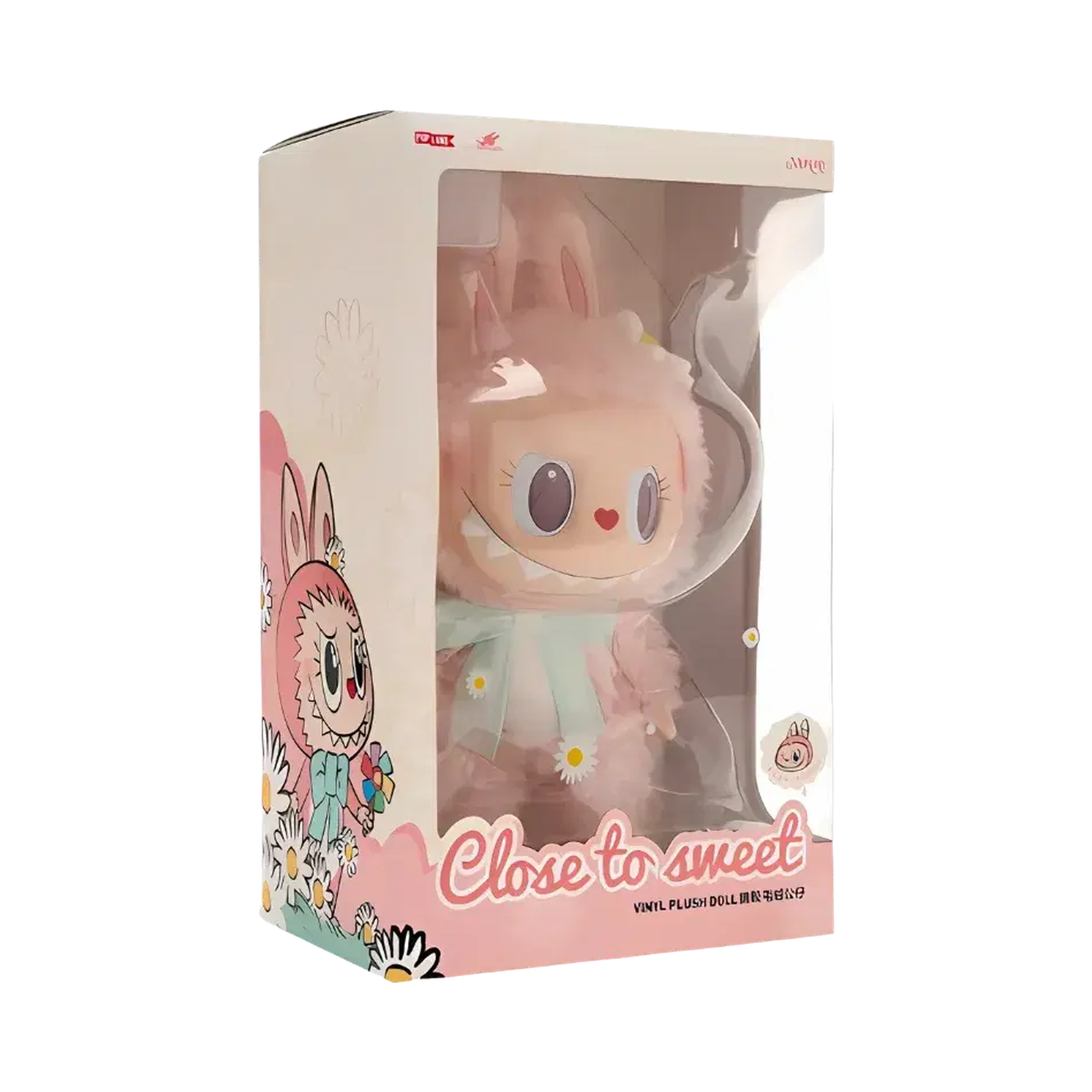 Pop Mart Labubu Mokoko Close to Sweet Vinyl Plush Doll