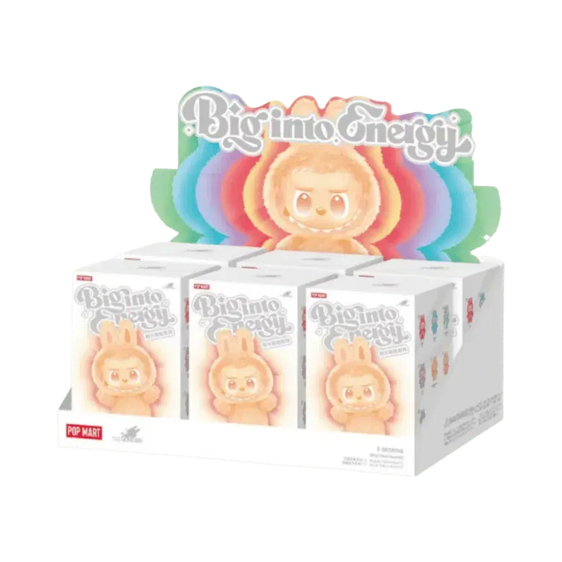 Pop Mart Labubu The Monsters Big into Energy Series Vinyl Plush Pendant Sealed Case (6 Blind Box)