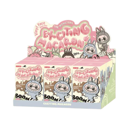 Pop Mart Labubu The Monsters Tasty Macarons Vinyl Face Sealed Case (6 Blind Boxes)