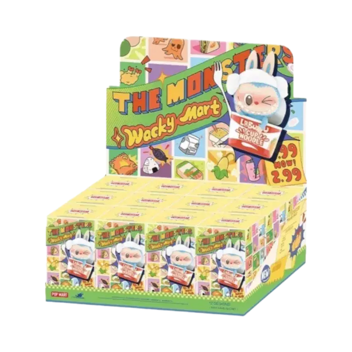 Pop Mart Labubu The Monsters Wacky Mart Series Figure Sealed Case (12 Blind Box)