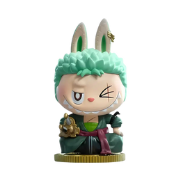 Pop Mart Labubu The Monsters x One Piece Series Roronoa Zoro Figure