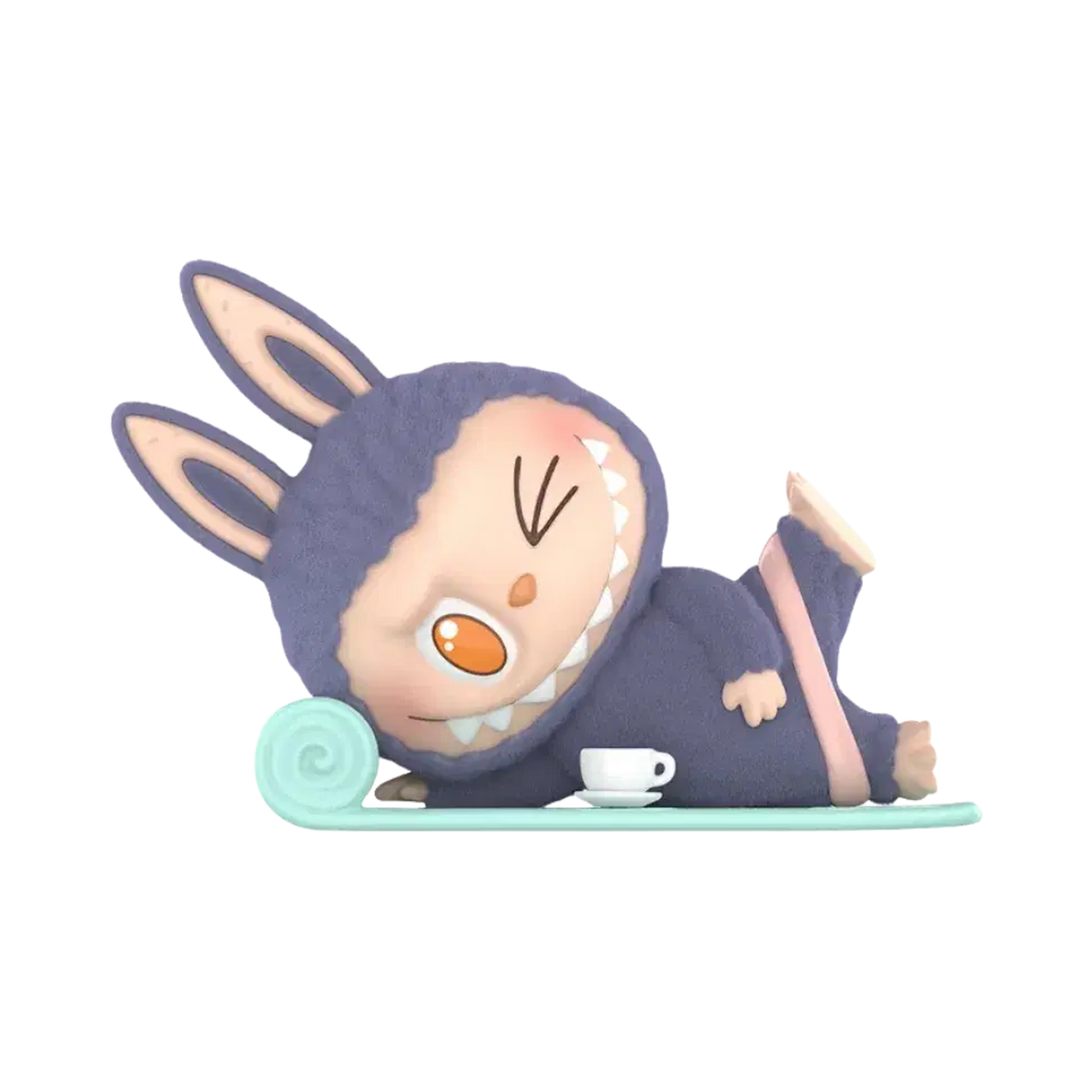 Pop Mart THE MONSTERS Labubu Lazy Yoga Series Americano Figure