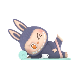 Pop Mart THE MONSTERS Labubu Lazy Yoga Series Americano Figure