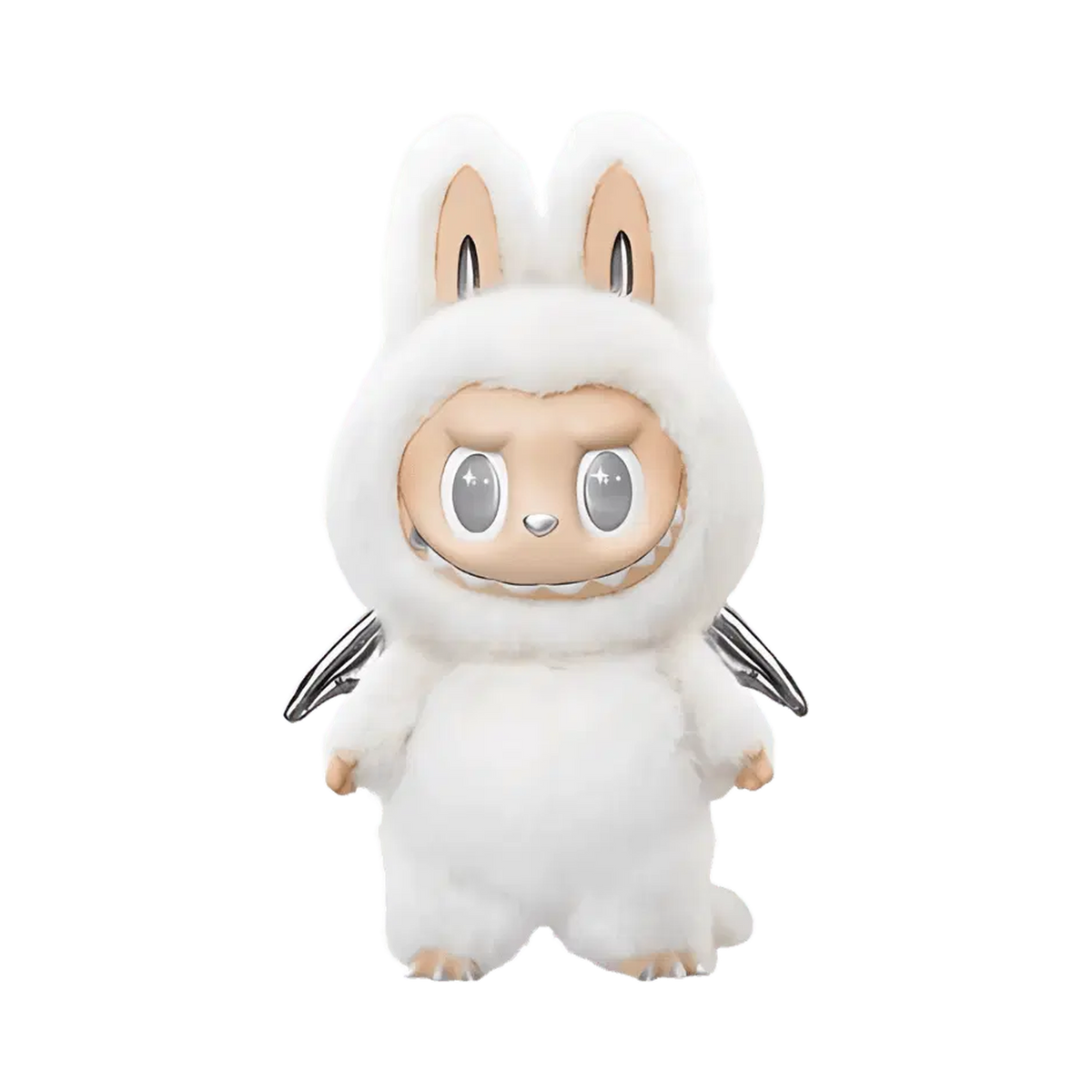 Pop Mart The Monsters Labubu Zimomo Angel in Clouds Figure + Tote Bag