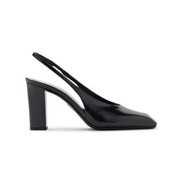 Prada Black Leather Pumps Elegant Footwear Collection