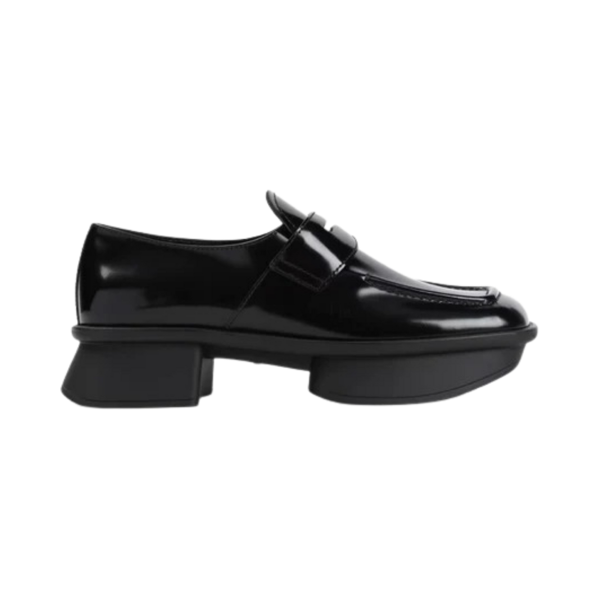 Prada Black Loafer Shoes Elegant Style