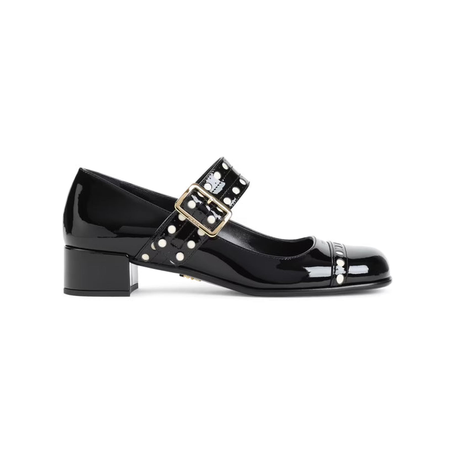 Prada Black Patent Leather Pumps