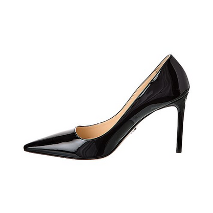 Prada Black Patent Leather Stiletto Pumps