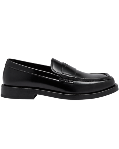 Prada Brushed leather loafers