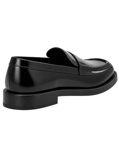 Prada Brushed leather loafers