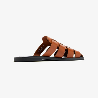 Prada Leather fisherman mules