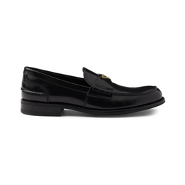 Prada leather loafers