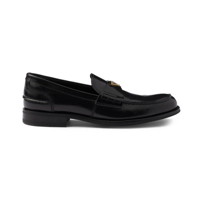 Prada leather loafers
