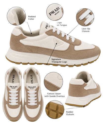 Prada Men 12 Lowtop Sneakers