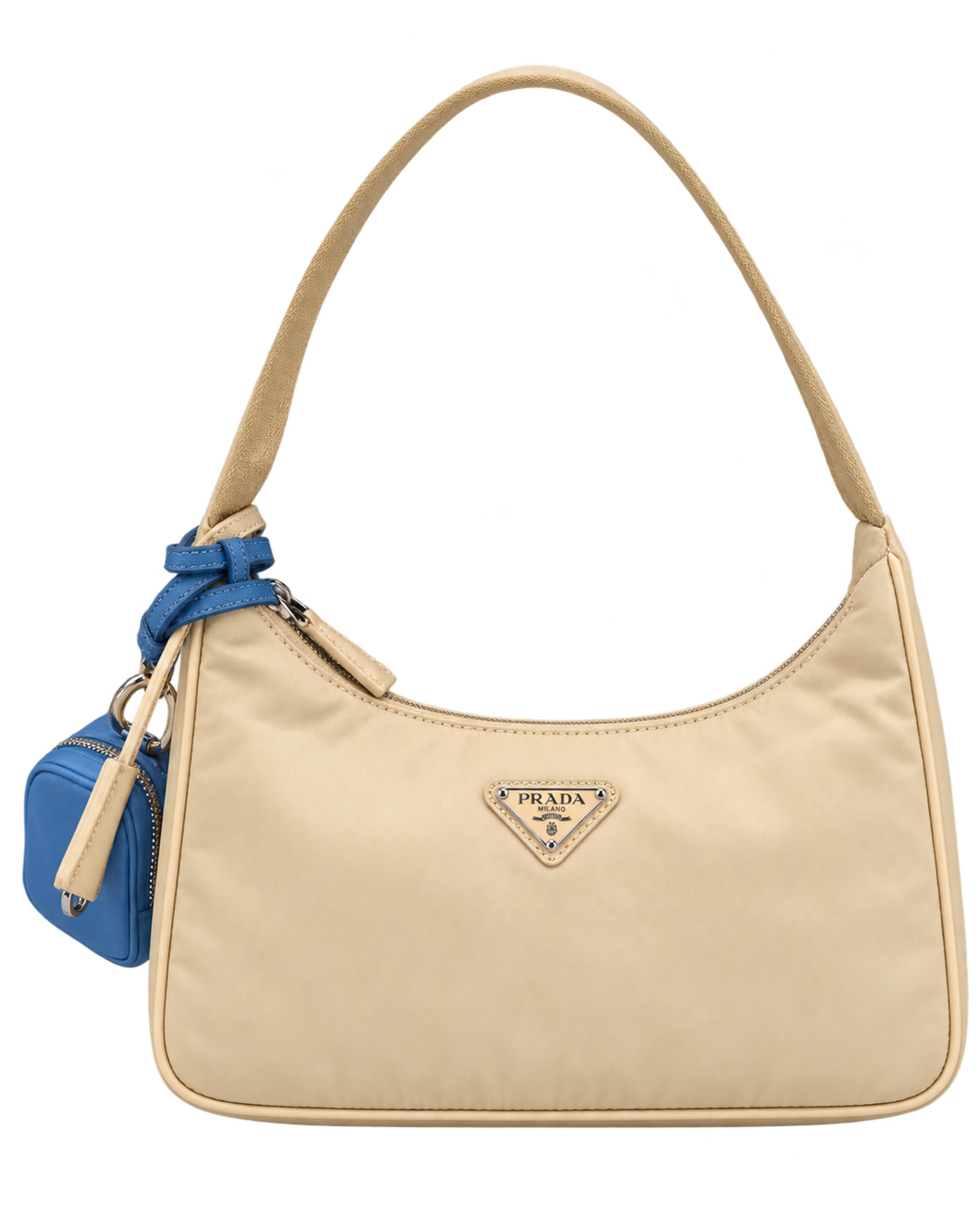 Prada Re-Edition 2000 Cream Nylon Bag