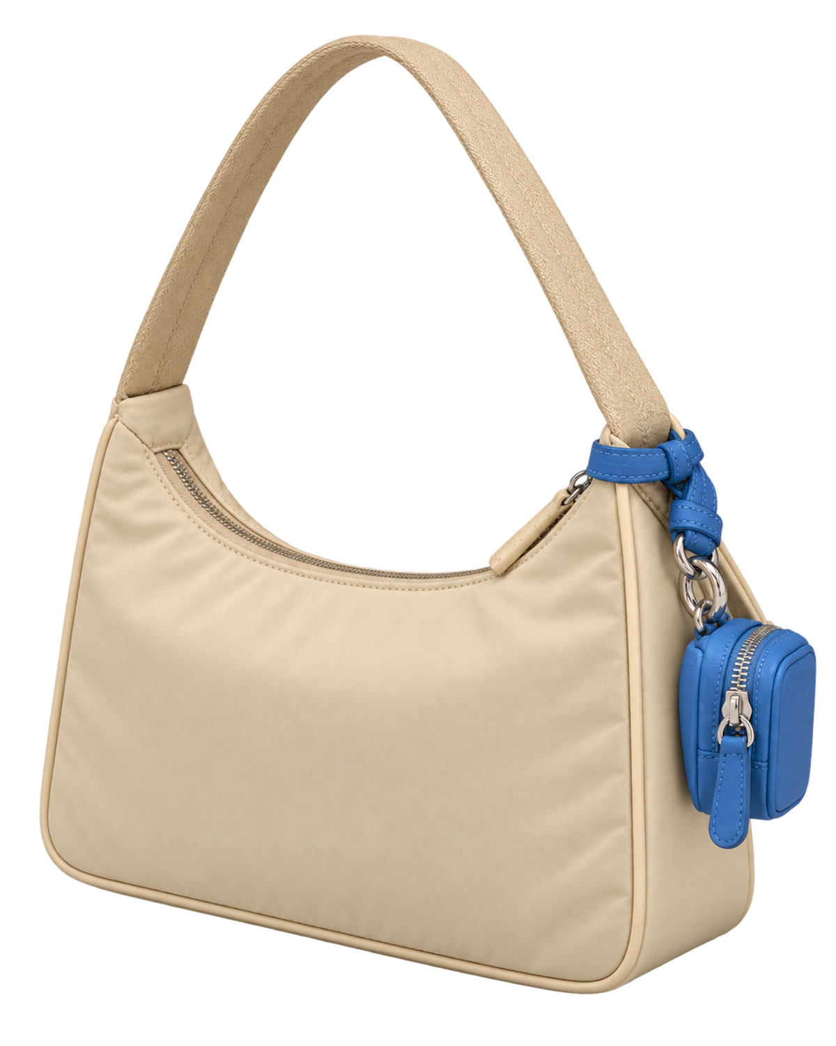 Prada Re-Edition 2000 Cream Nylon Bag