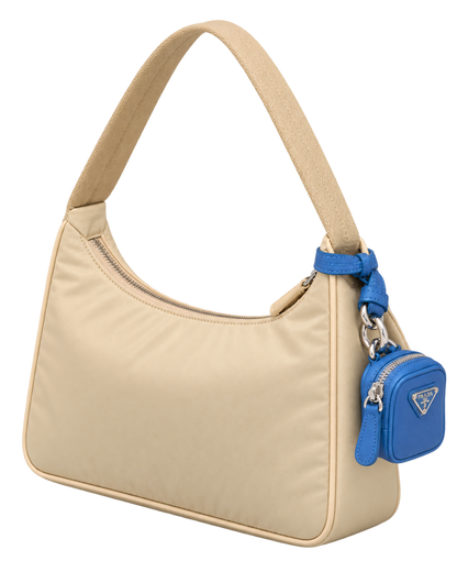 Prada Re-Edition 2000 Cream Nylon Bag