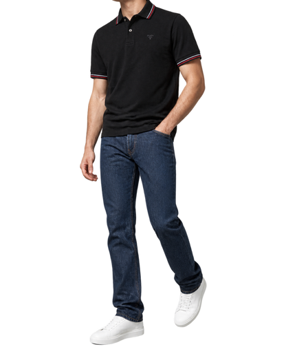 Prada short-sleeved piqué polo shirt