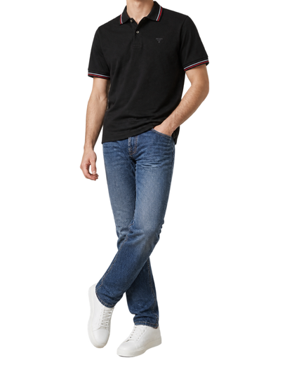 Prada short-sleeved piqué polo shirt