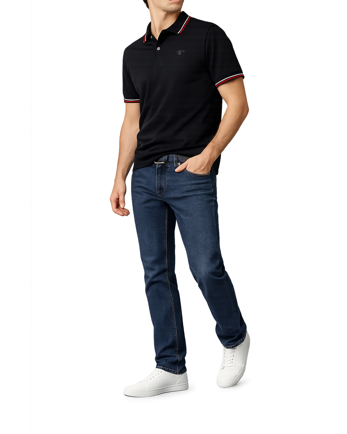 Prada short-sleeved piqué polo shirt
