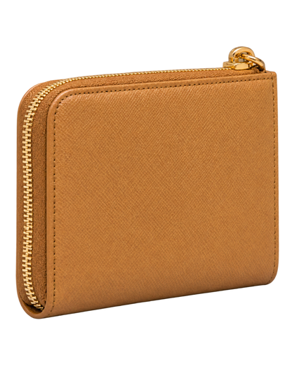 Prada Small Saffiano leather zipper wallet