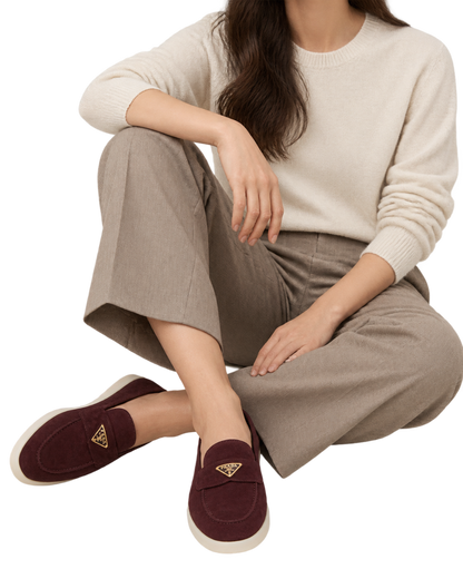 Prada Suede loafers