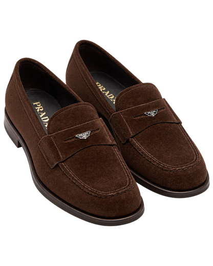 Prada Suede loafers