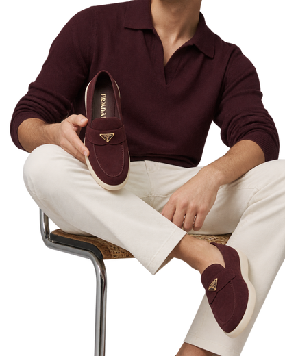 Prada Suede loafers