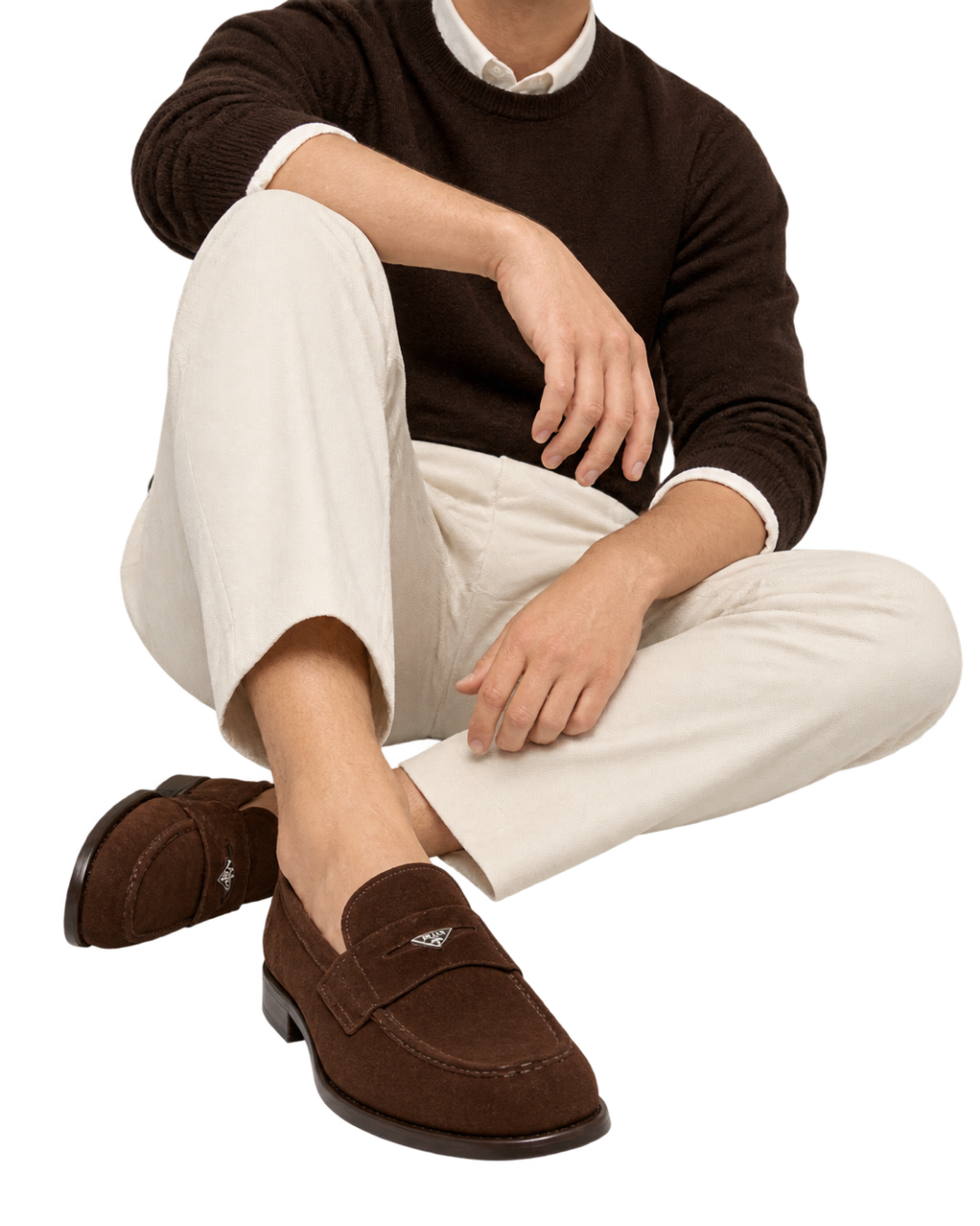 Prada Suede loafers
