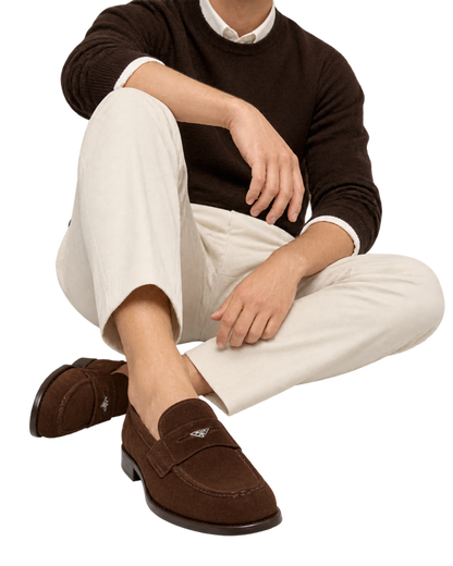 Prada Suede loafers