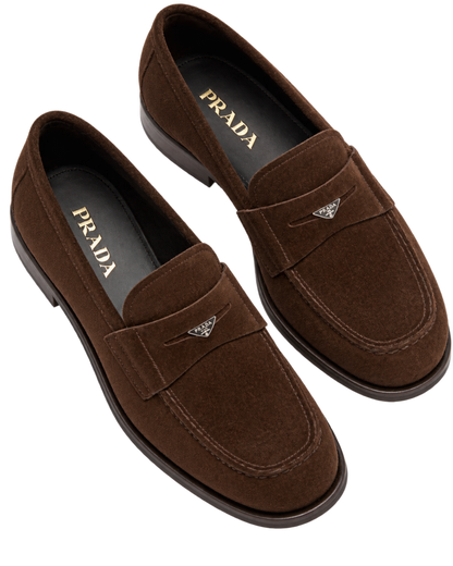 Prada Suede loafers