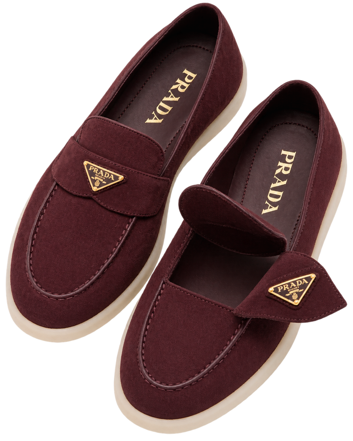 Prada Suede loafers