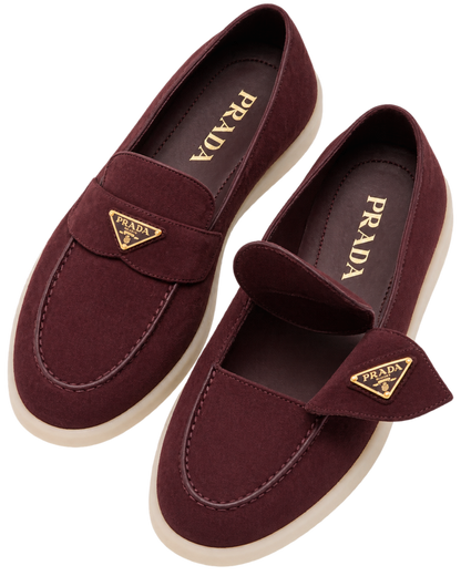 Prada Suede loafers