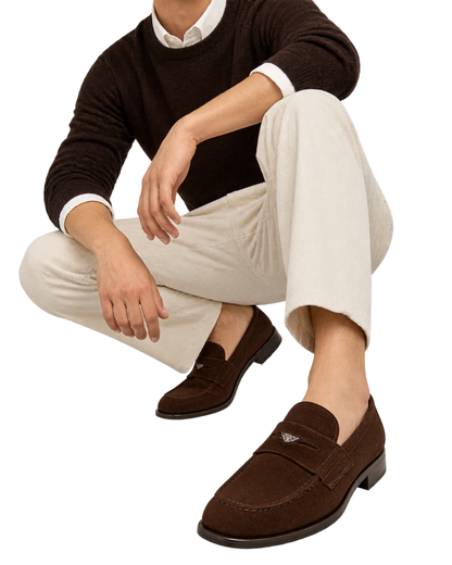Prada Suede loafers