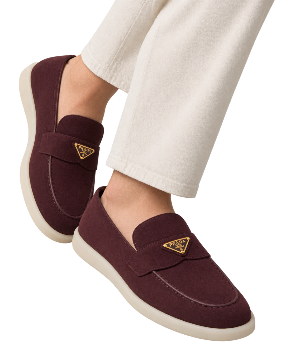 Prada Suede loafers