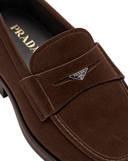 Prada Suede loafers