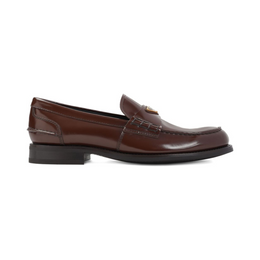 Prada triangle-logo loafers