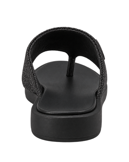 Prada Woven Leather Thong Sandals