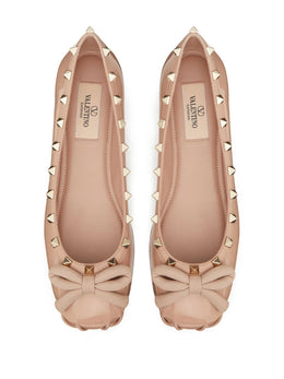 Rockstud Ballerina Shoes – Light Pink