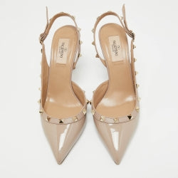 Rockstud Slingback Pumps – Neutral