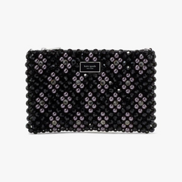 Purl Flower Beaded Mini Shoulder Bag